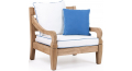 Кресло деревянное с подушками Java