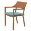 Кресло плетеное с подушкой Skyline Design Plank алюминий, искусственный ротанг, sunbrella бронзовый, бежевый Фото 1