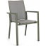 Кресло текстиленовое Garden Relax Konnor алюминий, текстилен зеленый, темно-серый Фото 1