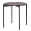 Столик кофейный PEDRALI Blume алюминий, сталь, искусственный камень черный, темно-красный мрамор Фото 2