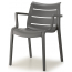 Кресло пластиковое SCAB GIARDINO Sunset технополимер, стекловолокно антрацит Фото 4