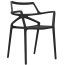 Кресло пластиковое Vondom Delta Basic полипропилен, стекловолокно черный Фото 2