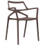 Кресло пластиковое Vondom Delta Basic полипропилен, стекловолокно бронзовый Фото 3