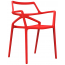 Кресло пластиковое Vondom Delta Basic полипропилен, стекловолокно красный Фото 4