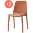 Комплект пластиковых стульев Scab Design Ginevra Set 2 стеклопластик терракотовый Фото 3