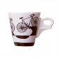 Кофейные пары для эспрессо Ancap Giotto фарфор деколь Italia in Bici Фото 11
