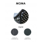 Комплект плетеной мебели Skyline Design Moma алюминий, полиэстер, sunbrella, закаленное стекло черный, антрацит, бежевый Фото 2