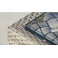 Столик плетеный со стеклом журнальный Skyline Design Heart алюминий, искусственный ротанг, закаленное стекло бежевый Фото 7