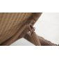 Шезлонг-лежак плетеный с матрасом Skyline Design Sophie алюминий, искусственный ротанг, sunbrella бронзовый, бежевый Фото 8