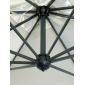 Зонт профессиональный Scolaro Leonardo Braccio алюминий, акрил антрацит, слоновая кость Фото 8