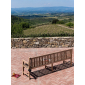 Скамейка деревянная четырехместная Giardino Di Legno Classica тик Фото 4