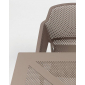 Стол пластиковый обеденный Nardi ClipX 70 стеклопластик тортора Фото 6