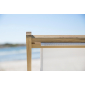 Кресло-шезлонг деревянное складное Fiam Relax ясень, текстилен Фото 7