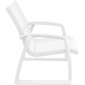 Кресло пластиковое Siesta Contract Pacific Lounge стеклопластик, текстилен белый Фото 6