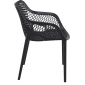 Кресло пластиковое Siesta Contract Air XL стеклопластик черный Фото 18