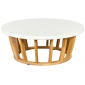 Комплект деревянной мебели Tagliamento Woodland эвкалипт, олефин, искусственный камень натуральный, бежевый Фото 6