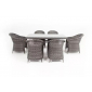 Комплект плетеной мебели 4SIS Эспрессо алюминий, искусственный ротанг, ткань графит Фото 3