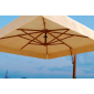 Зонт профессиональный OFV Riviera Alu Wood алюминий, акрил слоновая кость Фото 5