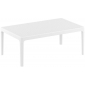 Столик пластиковый журнальный Siesta Contract Sky Lounge Table сталь, пластик белый Фото 1
