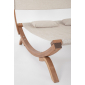 Лаунж-лежак двухместный с навесом Garden Relax Noes лиственница, текстилен натуральный, бежевый Фото 7