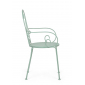 Кресло металлическое Garden Relax Etienne сталь светло-зеленый Фото 3