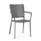 Кресло металлическое Garden Relax Lizette сталь темно-оливковый Фото 6