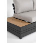 Комплект лаунж мебели Garden Relax Osten алюминий, ДПК, полиэстер антрацит, серый Фото 8