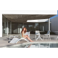 Лежак пластиковый Vondom Ibiza Basic полипропилен, стекловолокно белый Фото 24