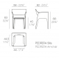 Кресло пластиковое Vondom Pedrera Basic полипропилен, стекловолокно черный Фото 2