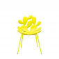 Комплект пластиковых стульев Qeeboo Filicudi Set 2 металл, полиэтилен желтый Фото 4