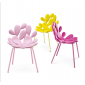 Комплект пластиковых стульев Qeeboo Filicudi Set 2 металл, полиэтилен ярко-розовый Фото 5