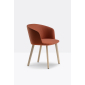 Кресло с обивкой PEDRALI Nym ясень, ткань беленый ясень, коричневый Фото 5