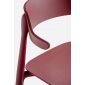 Кресло деревянное PEDRALI Nemea алюминий, ясень, фанера красный Фото 9
