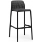Комплект пластиковых барных стульев Nardi Lido Set 4 стеклопластик антрацит Фото 4