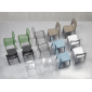Комплект прозрачных стульев Scab Design Isy Antishock Set 4 поликарбонат прозрачный Фото 7