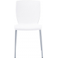 Комплект пластиковых стульев Siesta Contract Mio Set 4 сталь, полипропилен белый Фото 5