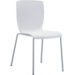Комплект пластиковых стульев Siesta Contract Mio Set 4 сталь, полипропилен белый Фото 4