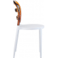 Комплект пластиковых стульев Siesta Contract Miss Bibi Set 4 стеклопластик, поликарбонат белый, янтарный Фото 4