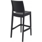 Комплект пластиковых барных стульев Siesta Contract Maya Bar 75 Set 4 стеклопластик черный Фото 8
