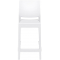 Комплект пластиковых полубарных стульев Siesta Contract Maya Bar 65 Set 4 стеклопластик белый Фото 5