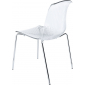 Комплект прозрачных стульев Siesta Contract Allegra Set 4 сталь, поликарбонат прозрачный Фото 6