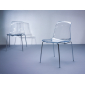Комплект прозрачных стульев Siesta Contract Allegra Set 4 сталь, поликарбонат прозрачный Фото 12