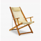 Кресло-шезлонг деревянное складное Tagliamento Mini ироко Фото 7