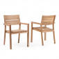 Кресло деревянное RosaDesign Juniper тик натуральный Фото 5