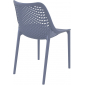 Комплект пластиковой мебели Siesta Contract Sky 80 Air сталь, стеклопластик темно-серый Фото 7