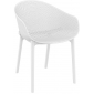 Комплект пластиковой мебели Siesta Contract Sky сталь, стеклопластик белый Фото 5