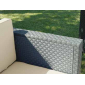 Кресло плетеное Poltrona с подушками Shaf пластик темно-серый (антрацит) Фото 3