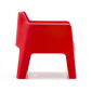 Кресло пластиковое PEDRALI Plus Air полиэтилен красный Фото 4