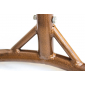 Кресло плетеное подвесное KVIMOL сталь, искусственный ротанг темно-коричневый Фото 12
