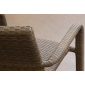 Плетеное кресло 4SIS Руджо алюминий, искусственный ротанг серо-коричневый Фото 4